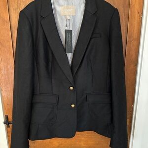 Banana Republic Black Blazer with Gold Buttons